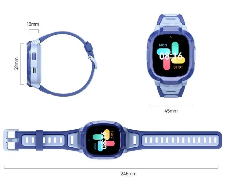 Дитячий годинник-телефон Mibro P6 (XPSWP004B) Blue - фото - №3