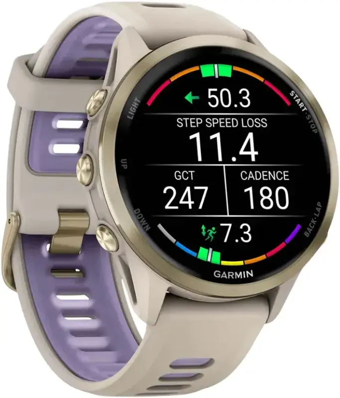Смарт-годинник GARMIN Forerunner 970, French Gray/Indigo - фото - №1