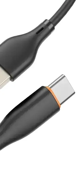 Kабель USB to USB-C Keephone Pitta (KPPITTAACBK) 1.2 M 10W чорний - фото - №3