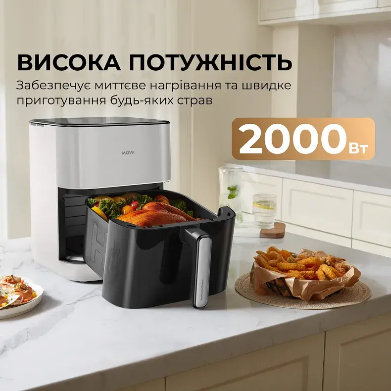 Мультипечь MOVA AeroChef FD10s Pro White - фото - №7