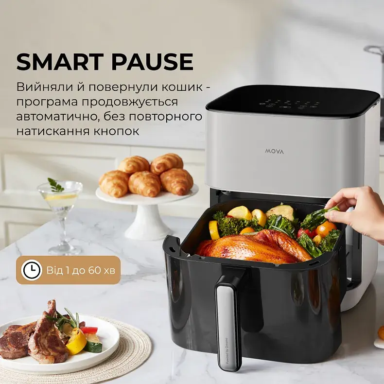 Мультипечь MOVA AeroChef FD10s Pro White - фото - №8