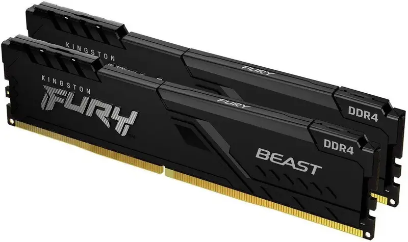 Оперативна пам'ять Kingston Fury Beast DDR4 3600 32GB (KF436C18BBK2/32) - фото - №1