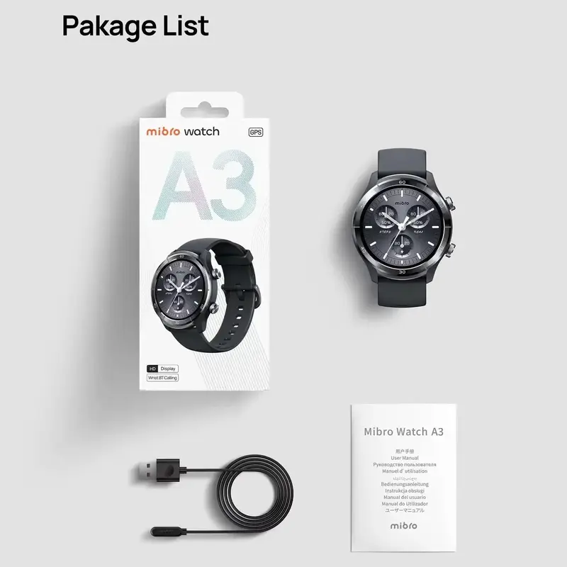 Смарт-годинник Mibro A3 45мм (XPAW022D) Dark-Grey - фото - №5