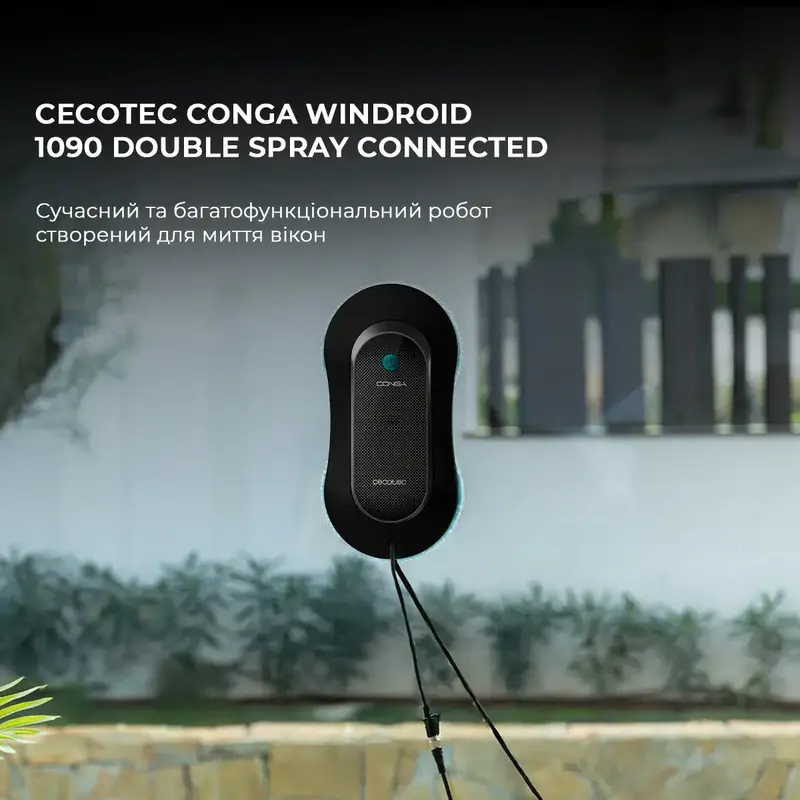 Робот - мийник вікон Cecotec Conga Windroid 1090 Double Spray Connected - фото - №1