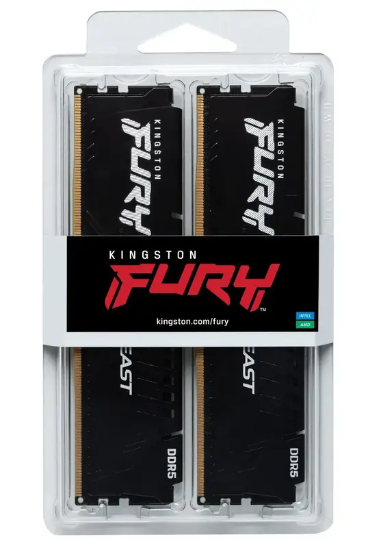 Оперативна пам'ять Kingston Fury Beast DDR5 5200 32GB (KF552C40BBK2-32) - фото - №4