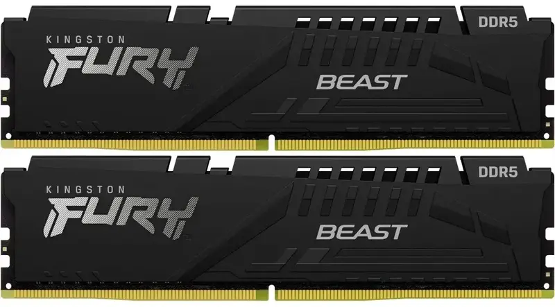Оперативна пам'ять Kingston Fury Beast DDR5 5200 32GB (KF552C40BBK2-32) - фото - №1