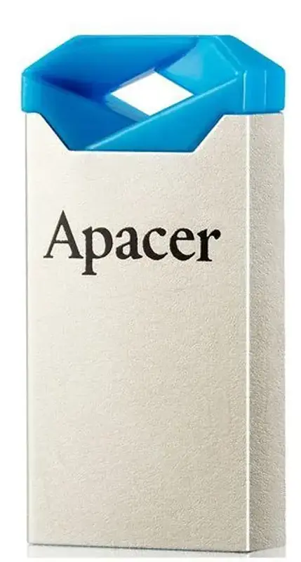 USB-Flash Apacer 32GB USB 2.0 Type-A AH111 Срібний/Синій - фото - №1