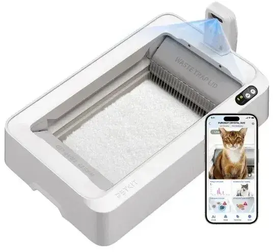 Смарт лоток PETKIT PUROBOT CRYSTAL DUO P9905 - фото - №0
