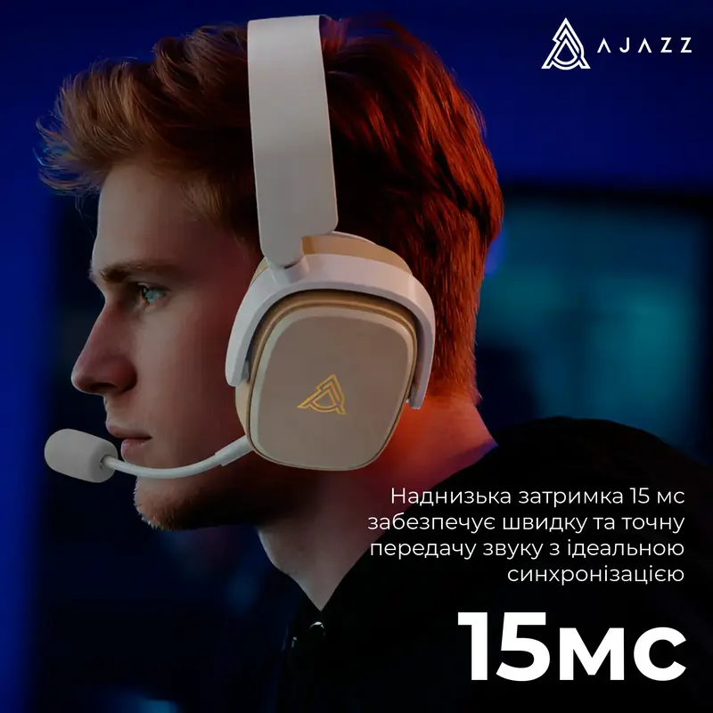 Навушники Ajazz AHM09 MAX 3-Mode Grey - фото - №15