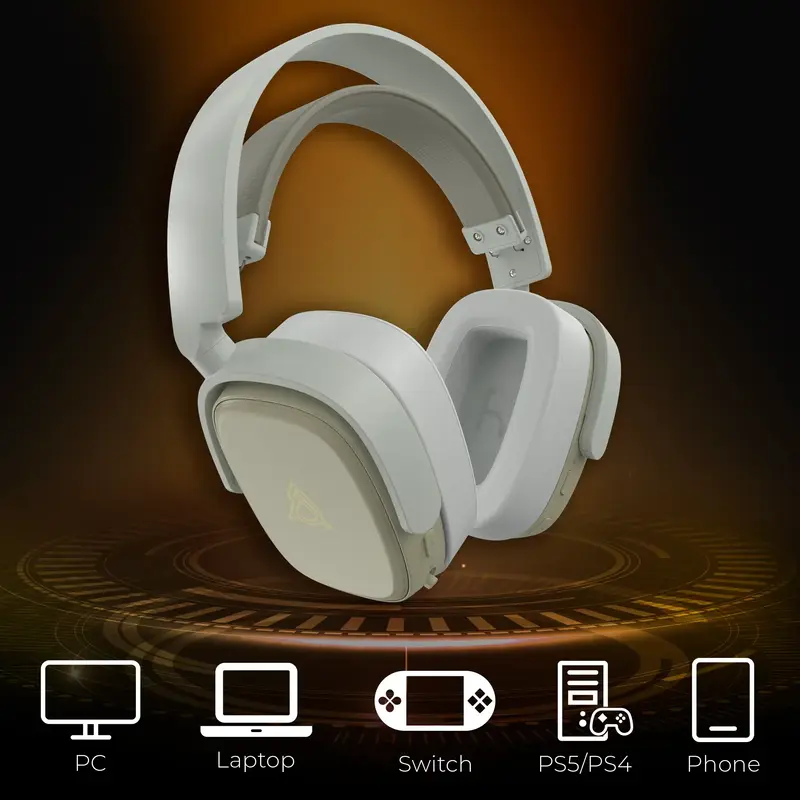 Навушники Ajazz AHM09 MAX 3-Mode Grey - фото - №12