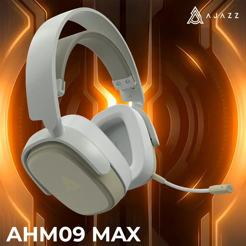 Навушники Ajazz AHM09 MAX 3-Mode Grey - фото - №6