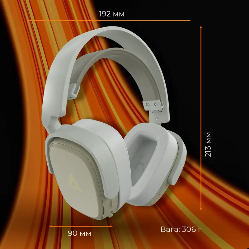 Навушники Ajazz AHM09 MAX 3-Mode Grey - фото - №11