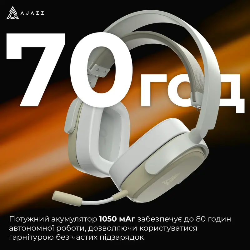 Навушники Ajazz AHM09 MAX 3-Mode Grey - фото - №13