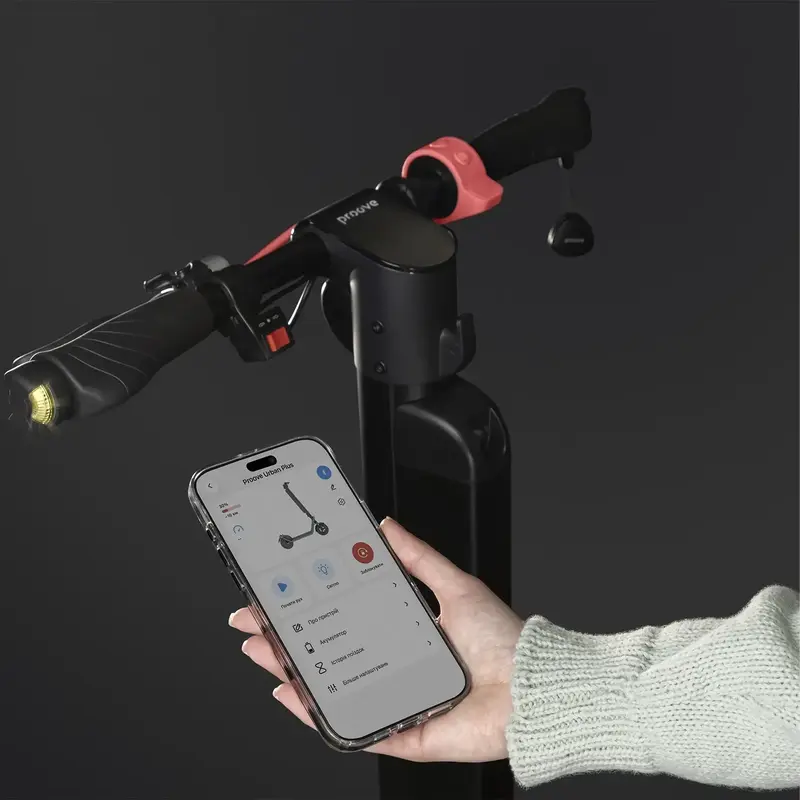 Електросамокат Proove Model Urban Plus App 450W (Black/Red) - фото - №8