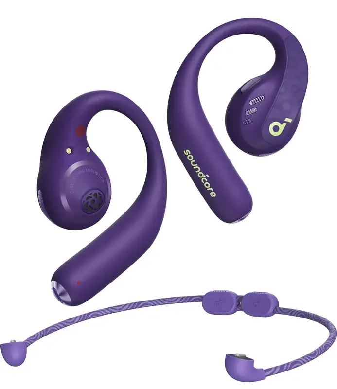 Навушники ANKER SoundСore AeroFit Pro Purple - фото - №4