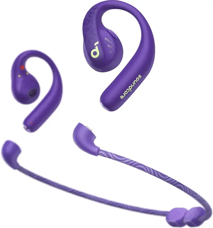 Навушники ANKER SoundСore AeroFit Pro Purple - фото - №3