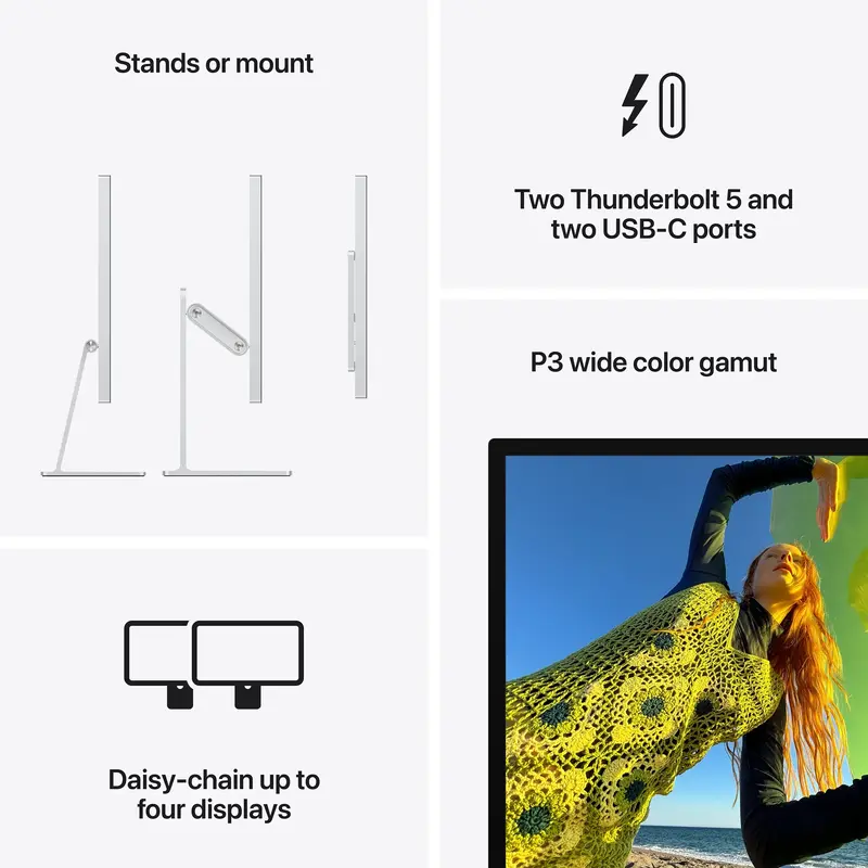 Apple Studio Display - Nano-Texture Glass - VESA mount adapter (Stand not included) MFF24 - фото - №7