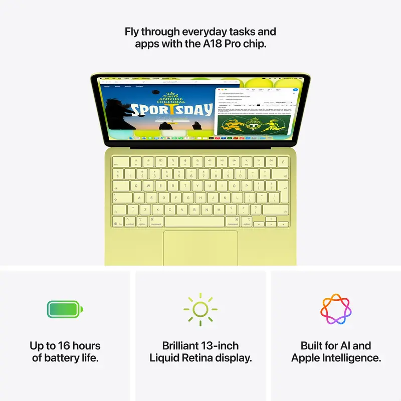 Ноутбук Apple MacBook Neo A18 Pro Chip 13" 8/256GB Blush (MHFH4) 2026 - фото - №8