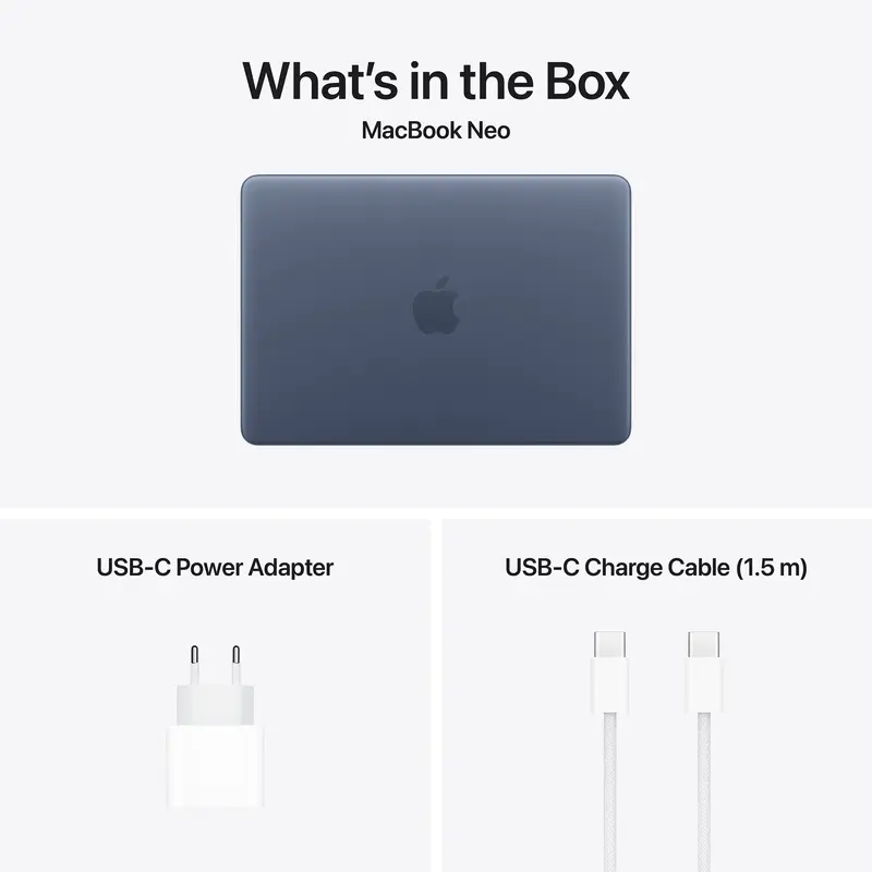 Ноутбук Apple MacBook Neo A18 Pro Chip 13'' 8/256GB Indigo (MHFF4