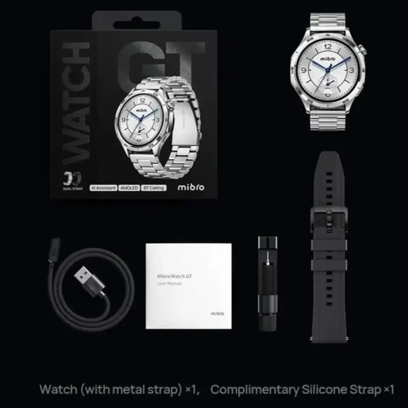 Смарт-годинник Mibro GT 46мм (XPAW026S) Silver - фото - №3