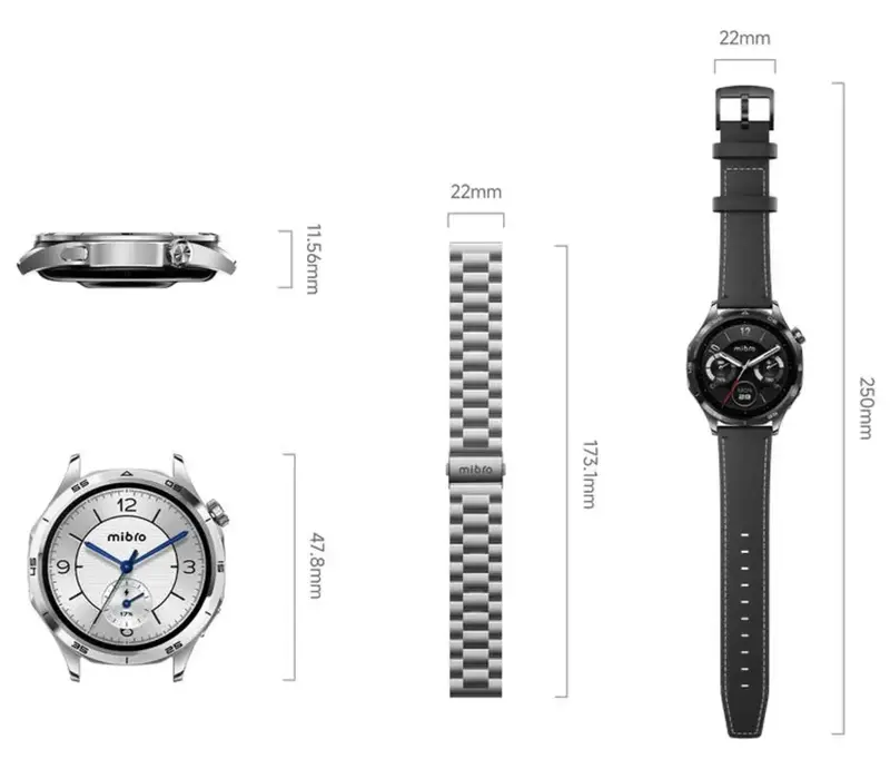 Смарт-годинник Mibro GT 46мм (XPAW026S) Silver - фото - №7