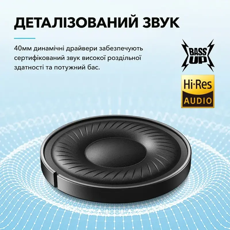 Навушники ANKER SoundСore Q20i Black - фото - №11
