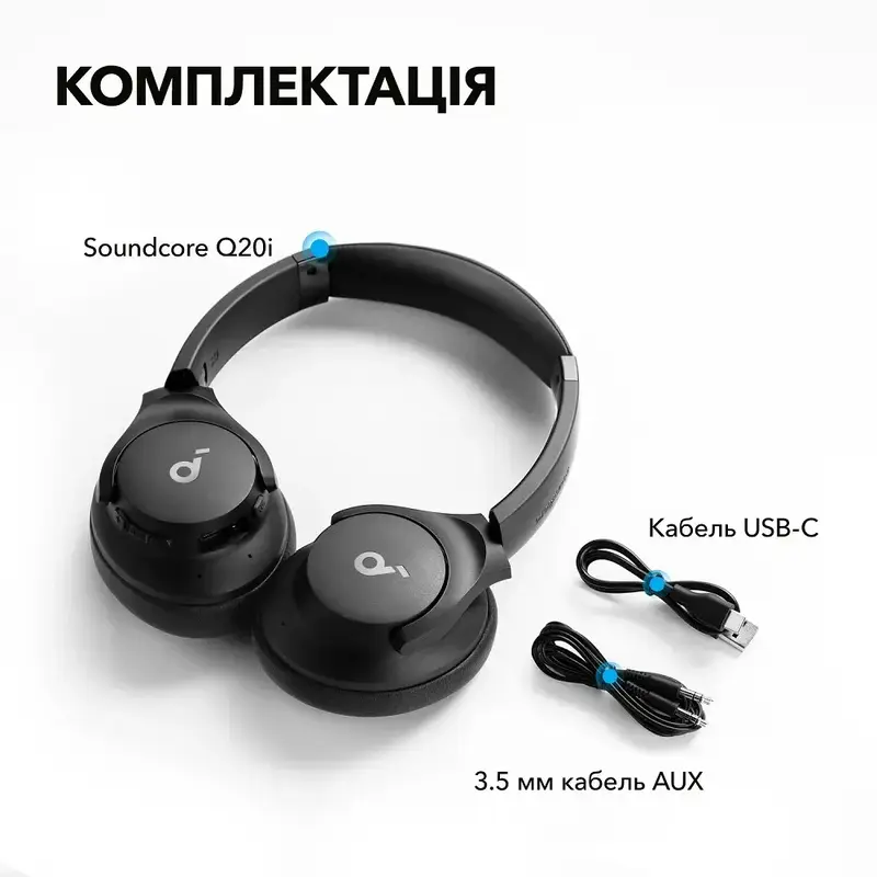 Навушники ANKER SoundСore Q20i Black - фото - №6
