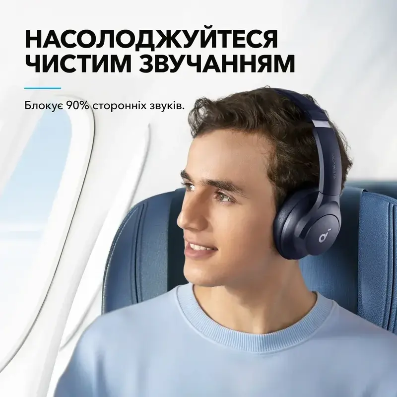 Навушники ANKER SoundСore Q20i Blue - фото - №6