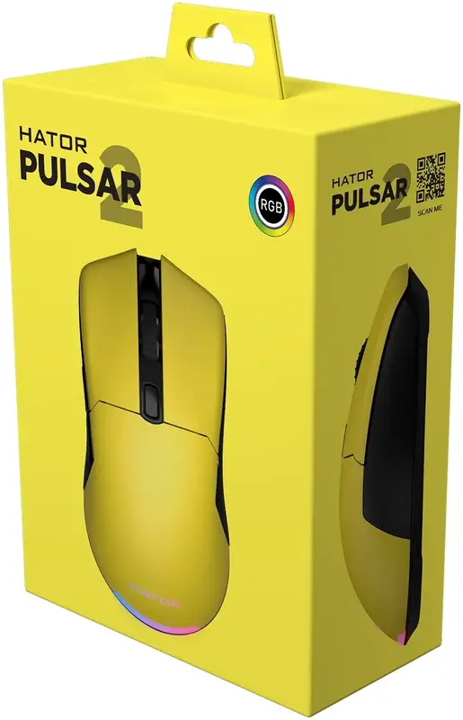 Ігрова миша HATOR Pulsar 2 (HTM-512) Yellow - фото - №5