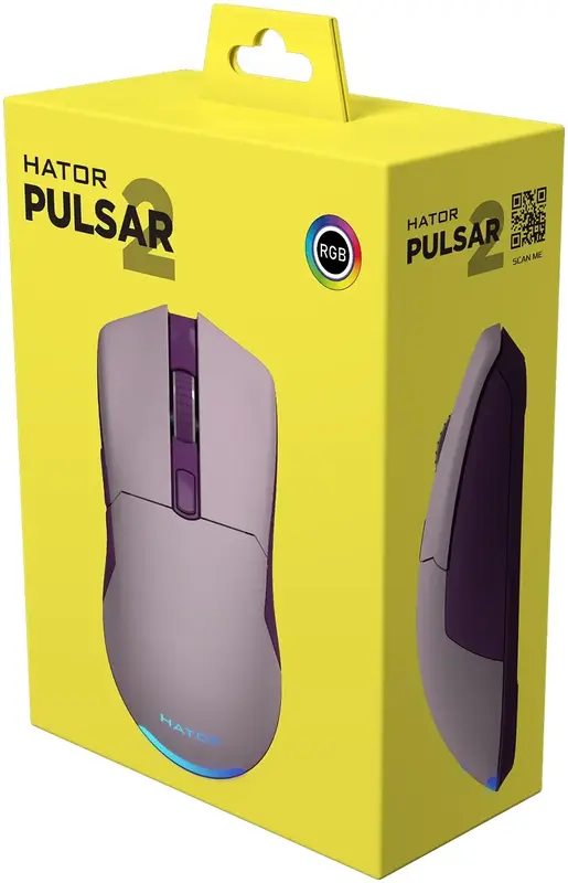 Ігрова миша HATOR Pulsar 2 (HTM-514) Lilac - фото - №5