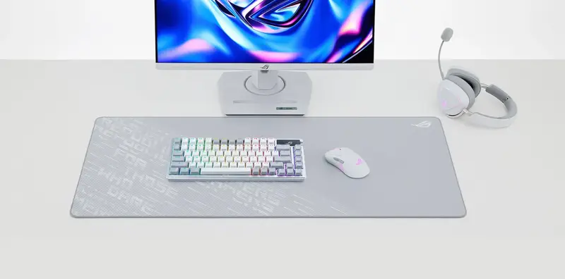 Ігрова поверхня ASUS ROG Scabbard II, XXL Arctic gray - фото - №10