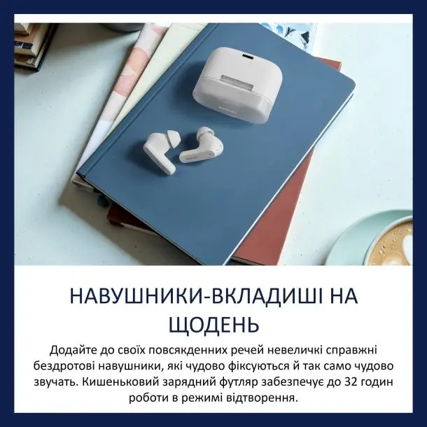 Навушники Philips TAT2000WT/00 - фото - №9