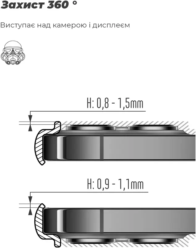 Чохол ICON для Realme C75 4G Camera cover Wheat (82897) - фото - №5