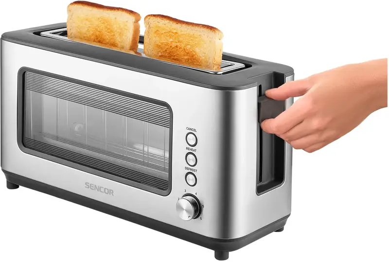 Тостер Sencor 1200Вт STS4050SS - фото - №9