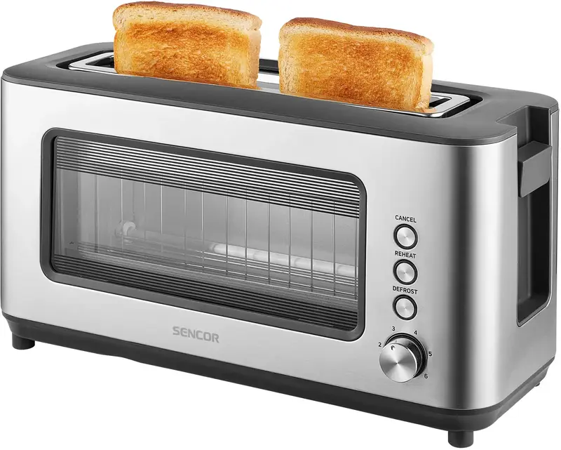 Тостер Sencor 1200Вт STS4050SS - фото - №1