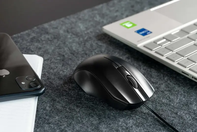 Мышь 2E MF150 USB-A, черная - фото - №5