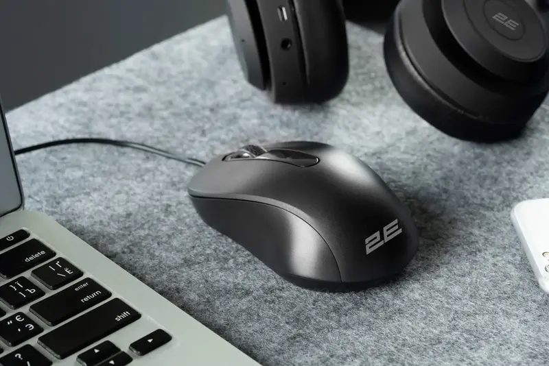 Миша 2E MF160 USB-A чорний - фото - №4