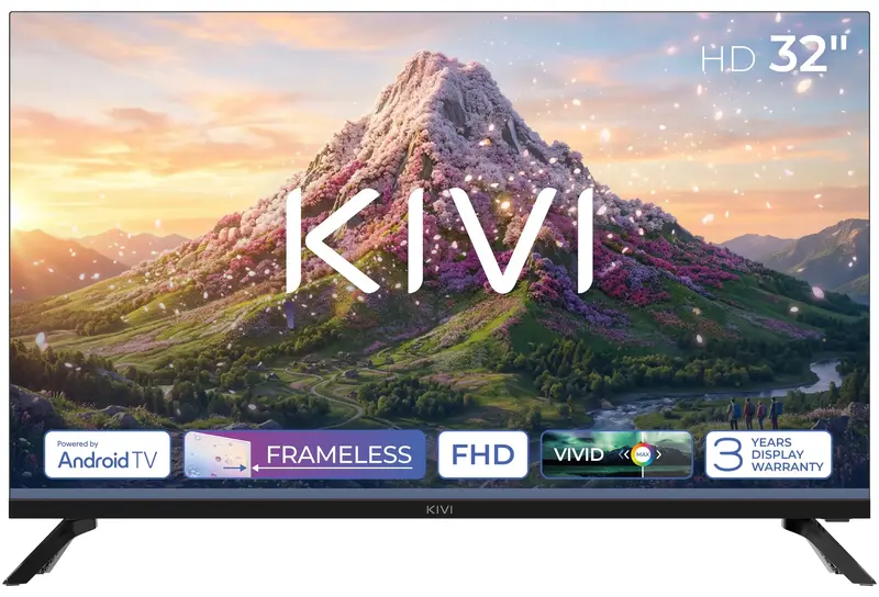 Телевізор Kivi 32" HD Smart TV (32H730QB) - фото - №0