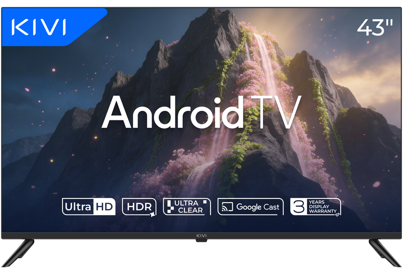 Телевізор Kivi 43" 4K UHD (43U740NB) - фото - №0