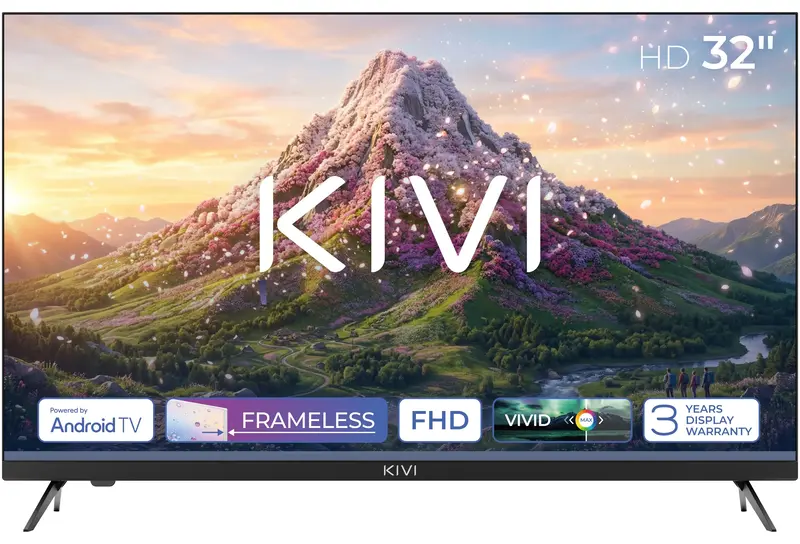 Телевізор Kivi 32" HD (32H760QB) - фото - №0