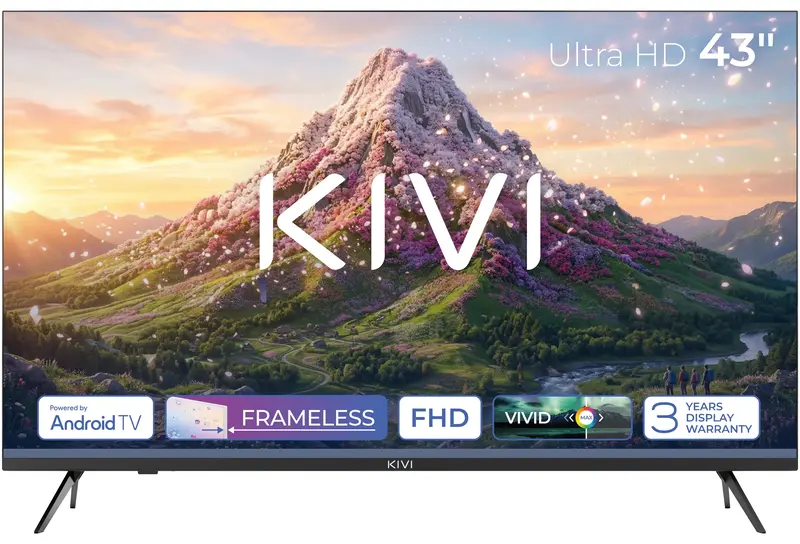 Телевізор Kivi 43" UHD (43U760QB) - фото - №0