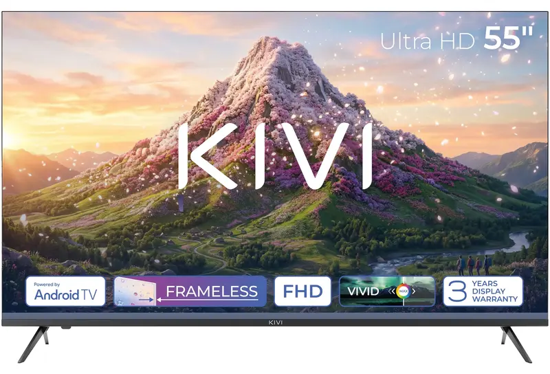 Телевізор Kivi 55" UHD (55U760QB) - фото - №0