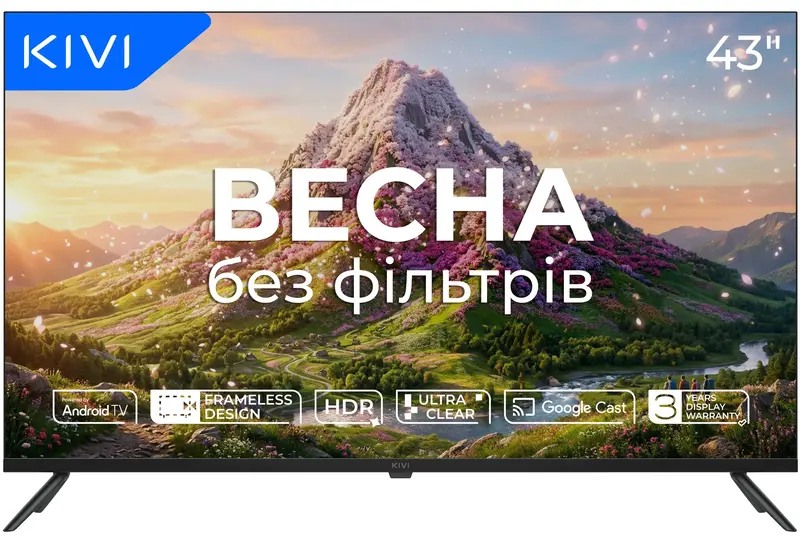 Телевізор Kivi 43U770QB - фото - №0