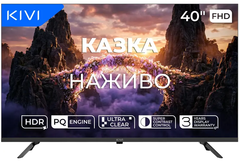 Телевізор Kivi 40F800KB - фото - №0