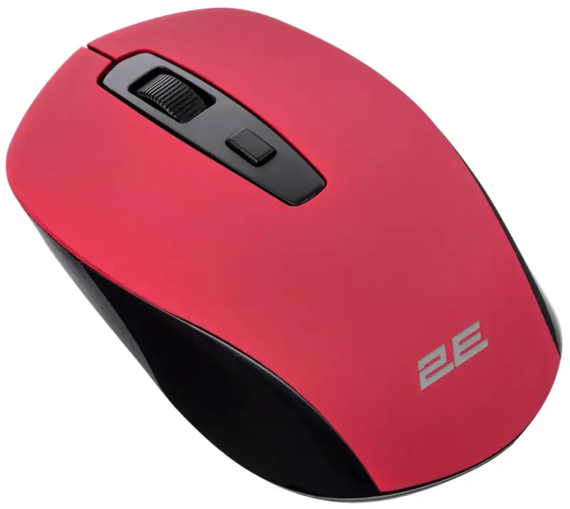 Миша 2E MF211 WL червона - фото - №1