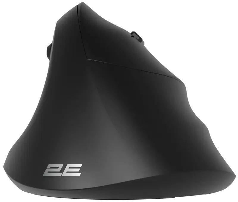 Миша 2E MF325 Silent WL/BT вертикальна чорний - фото - №5