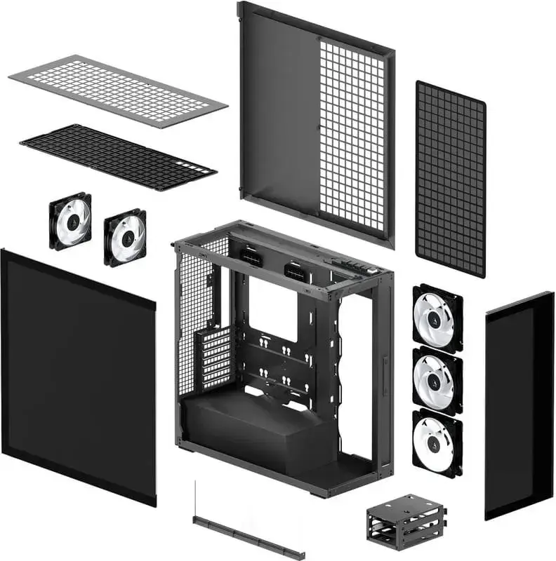 Корпус ARCTIC XTENDER BLK (ACPCC00018A) - фото - №3