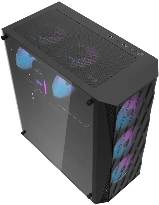 Корпус DARKFLASH DK352 (DK352 BLACK) - фото - №3