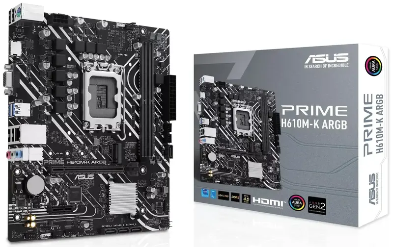 Материнська плата Asus Prime H610M-K ARGB (90MB1G90-M0EAY0) - фото - №6
