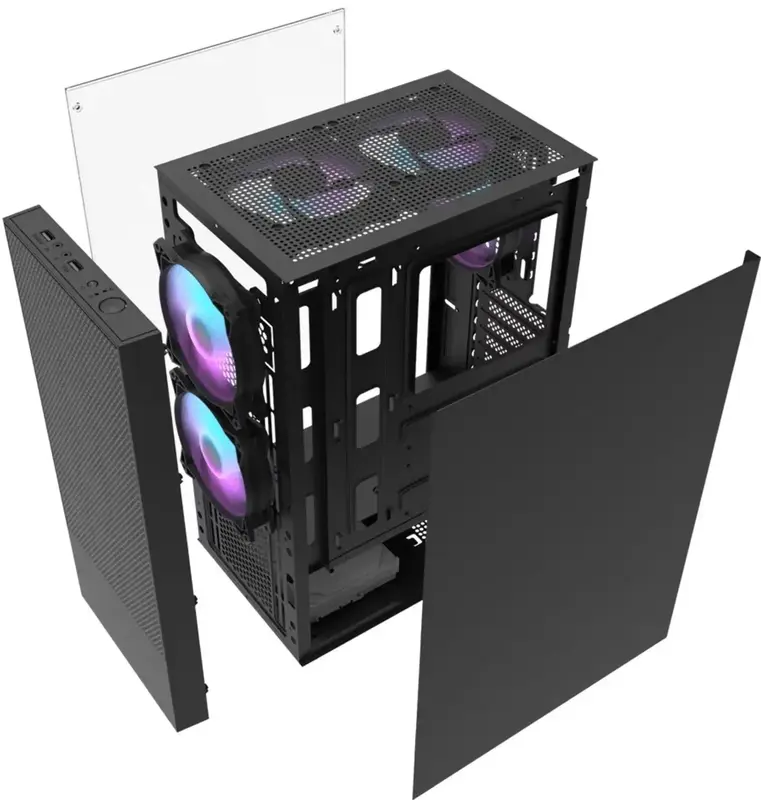 Корпус DARKFLASH A290 (A290 BLACK) - фото - №2